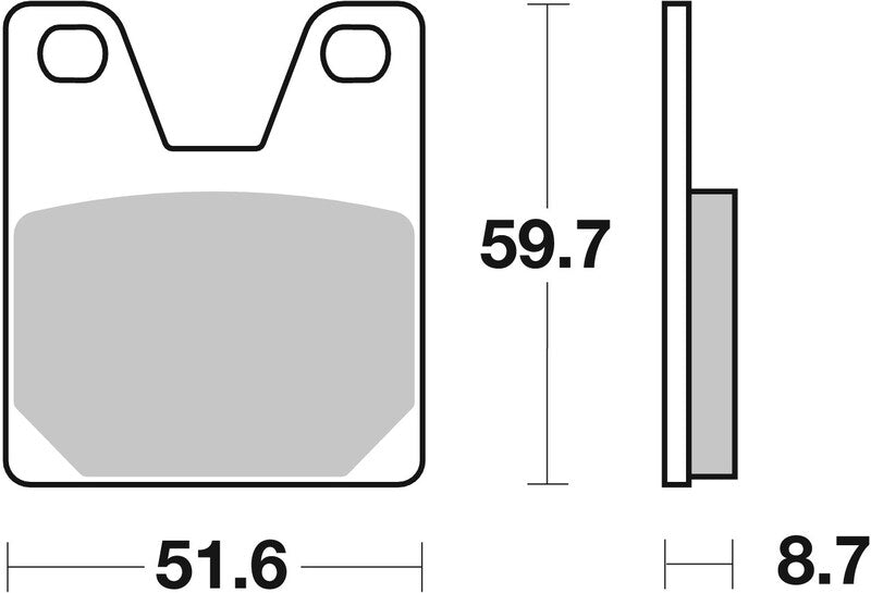 Brembo Street Sintered Metal Brake pads - 07YA38SP