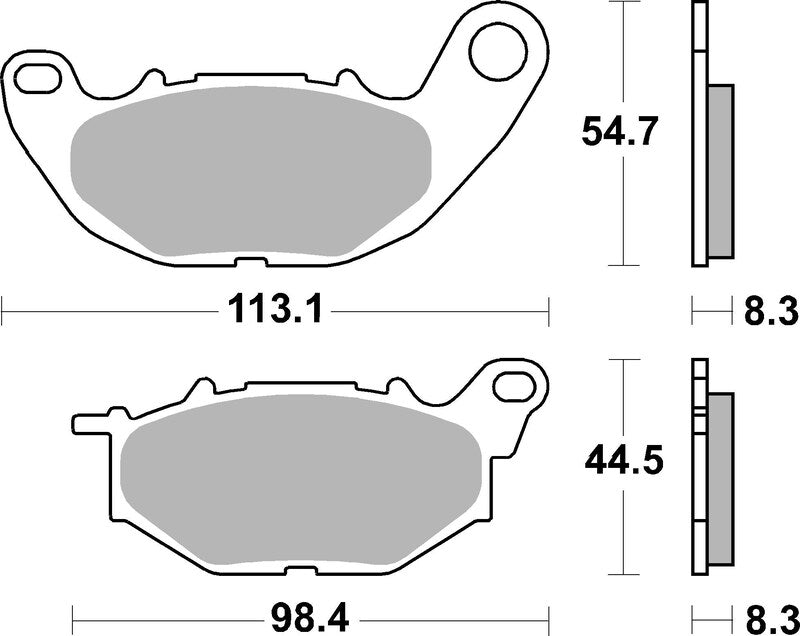 Brembo Street Sintered Metal Brake pads - 07YA52SA