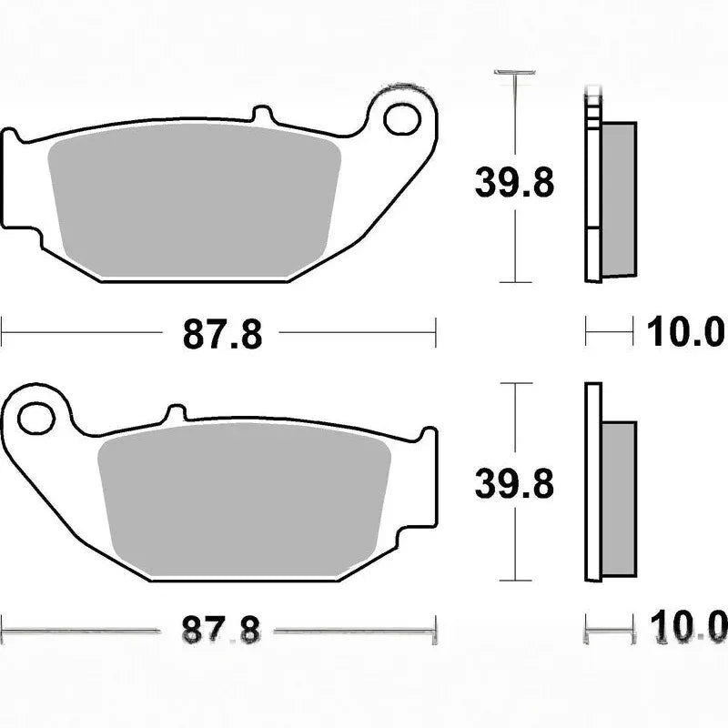 Brembo Off-Road Sintered Metal Brake pads - 07HO61SD