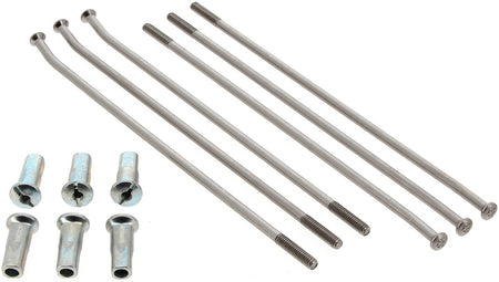 RFX 17" Spokes set - Silver/Silver 36 spokes