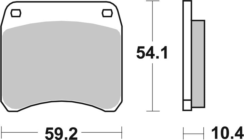 Brembo Street Carbon Ceramic Brake pads - 07GR6610