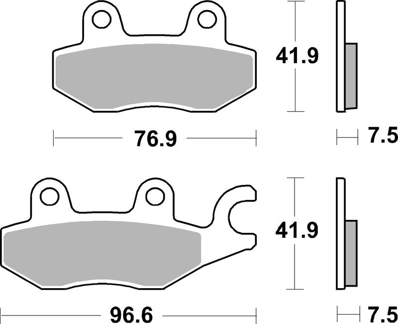 Brembo Street Sintered Metal Brake pads - 07KA31SA
