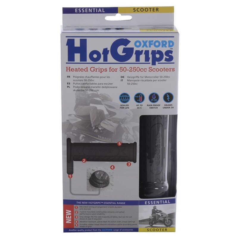 Oxford HotGrips Scooter handvatverwarming 22,2 mm