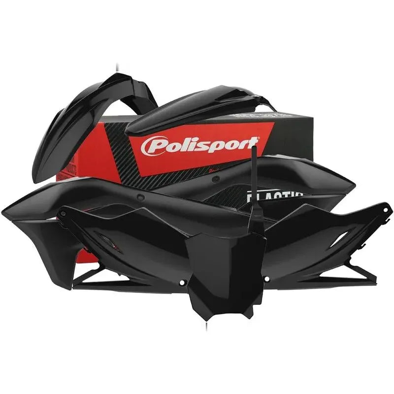 Plastic Kit POLISPORT Kawasaki KX 450F - Black