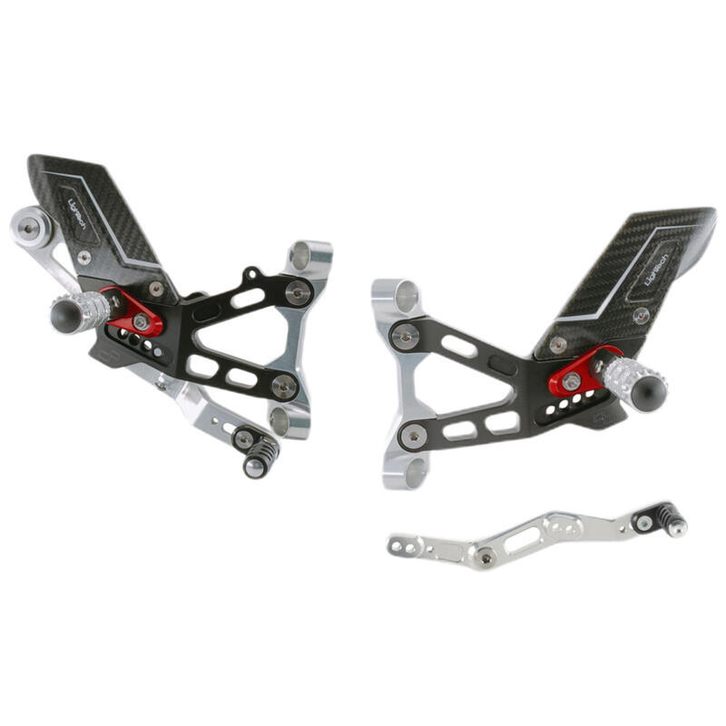 LIGHTECH Racing Adjustable Rearset Standard & Reverse Shifting