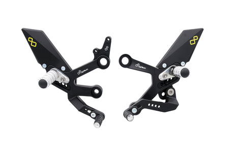 LighTech Foldable/Adjustable Rearset Standard Shifting