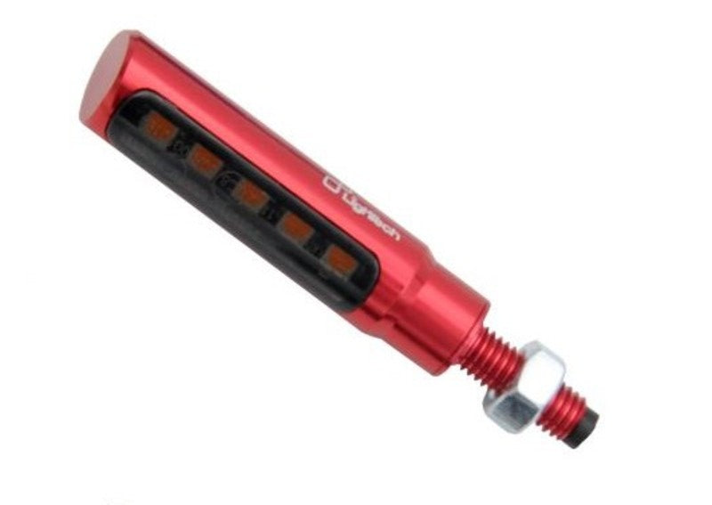 LighTech TheTube LED Indicator Body Red / Lens Clear (Pair), Front & Rear
