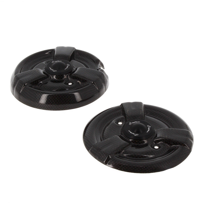 LighTech Engine Case Cover Carbon Glossy Black