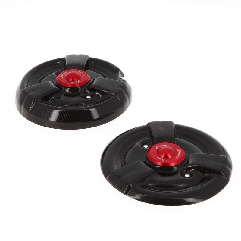 LighTech Engine Case Cover Carbon Glossy Red