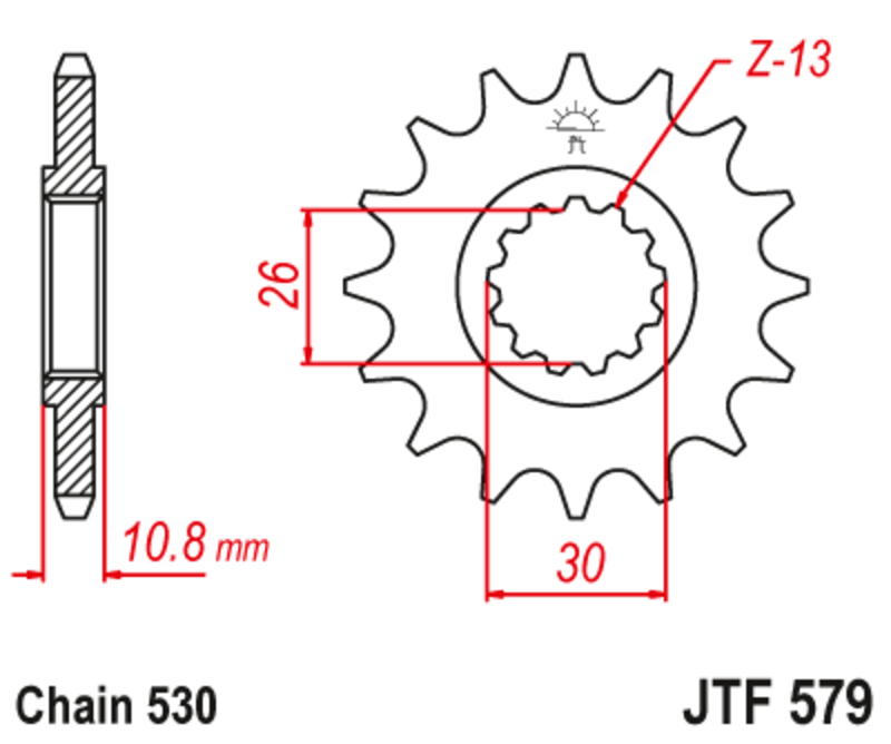 JT Front Sprocket JTF579