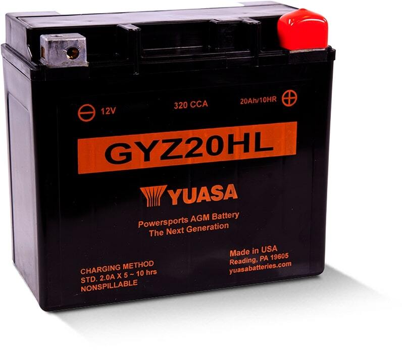 YUASA Batterie, wartungsfrei, werksaktiviert - GYZ20HL