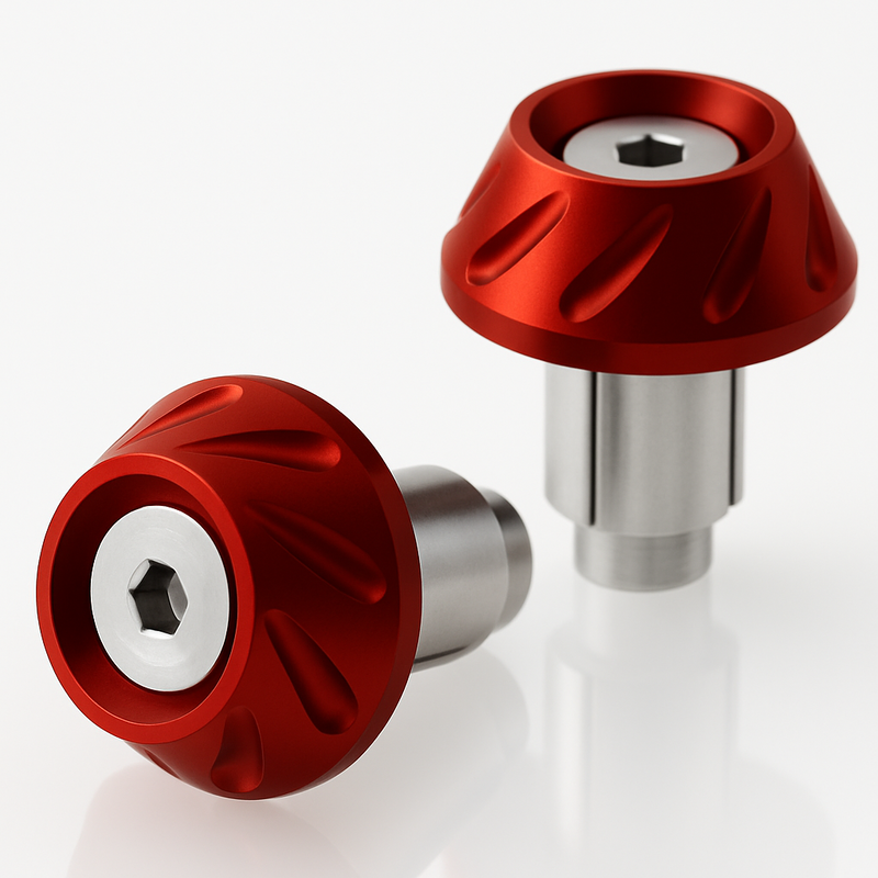 BIHR BAR END NEXT Ø14-17MM, RED