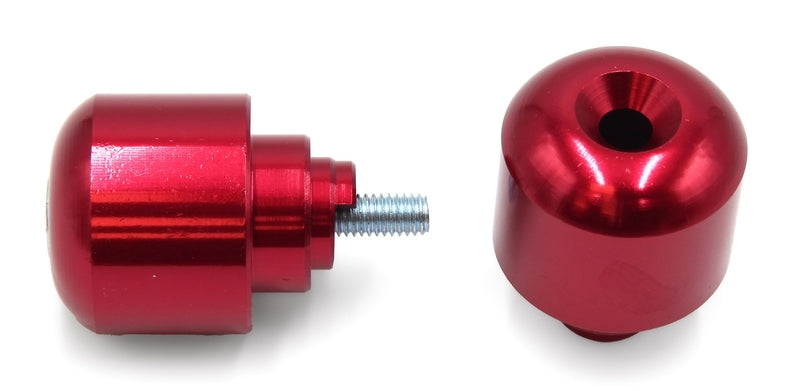 V PARTS Bar Ends Aluminum Honda Red