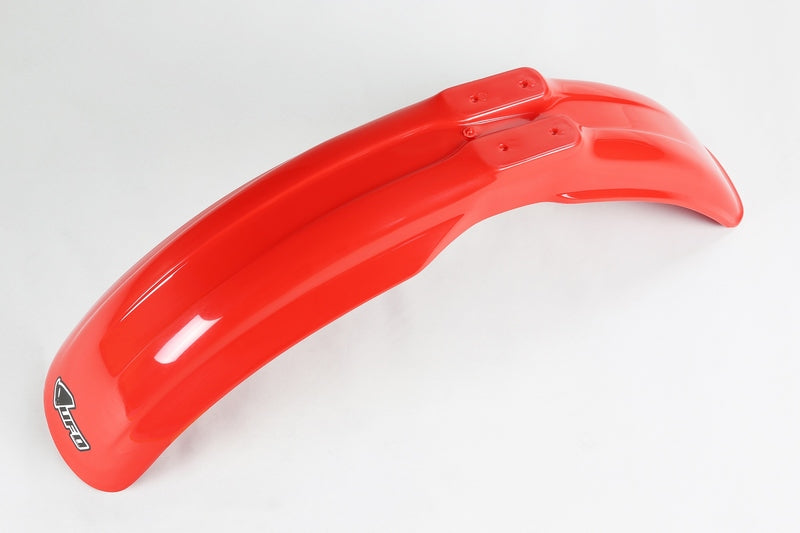UFO Plast PLASTIC FRONT FENDER, RED/RED