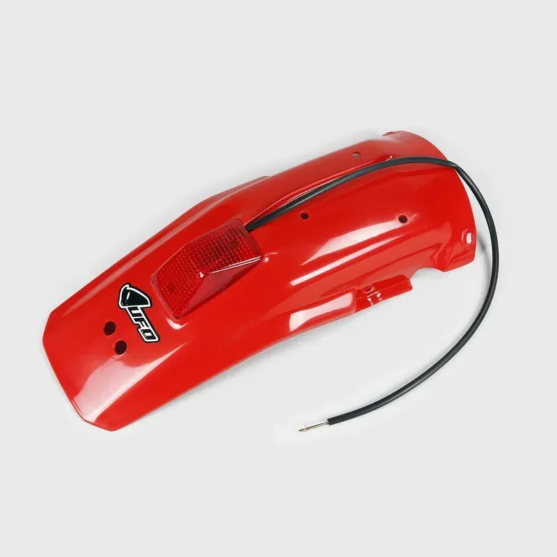 UFO Plast PLASTIC REAR FENDER, RED/RED