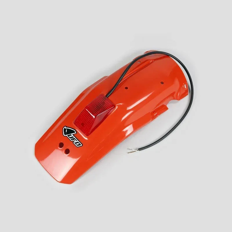 UFO Plast PLASTIC REAR FENDER, ORG/ORG