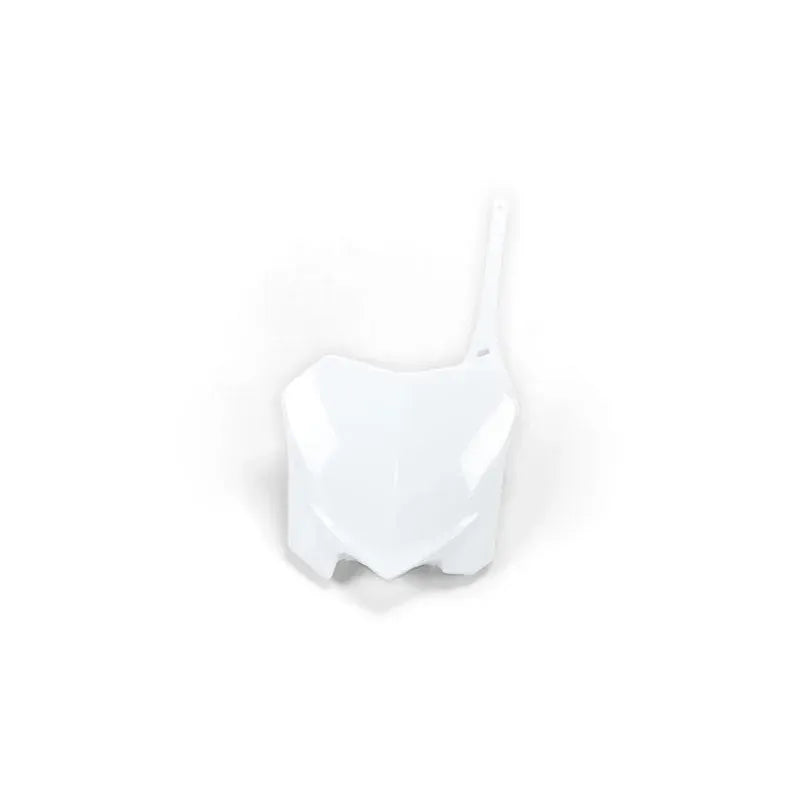 UFO Plast PLASTIC FRONT PLATE, WHT/WHT