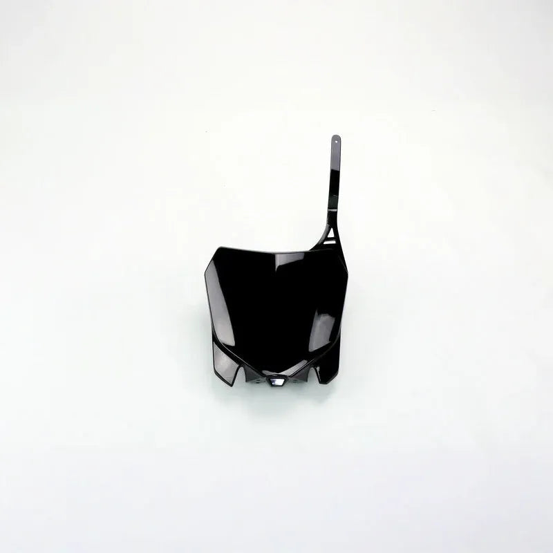UFO Plast PLASTIC FRONT PLATE, BLK/BLK