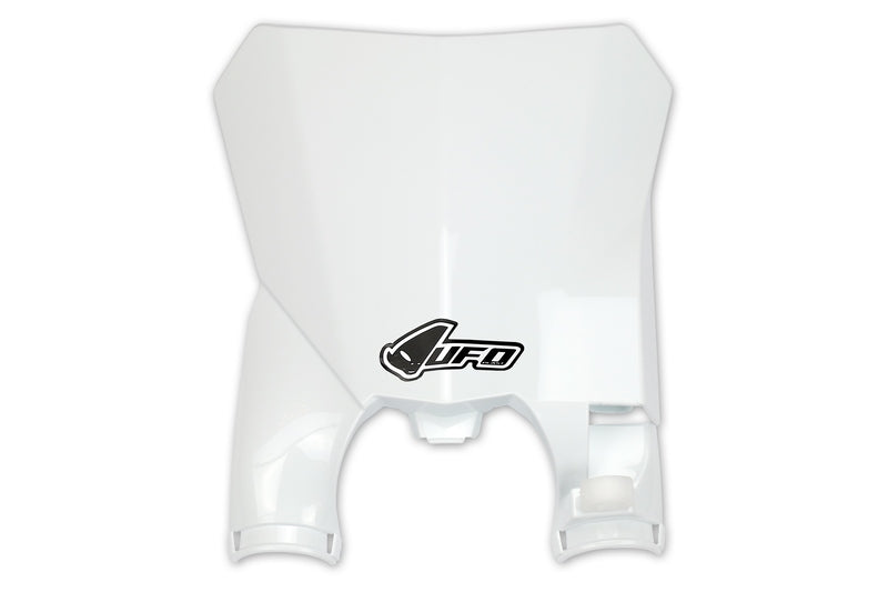 UFO Plast PLASTIC FRONT PLATE, WHT/WHT