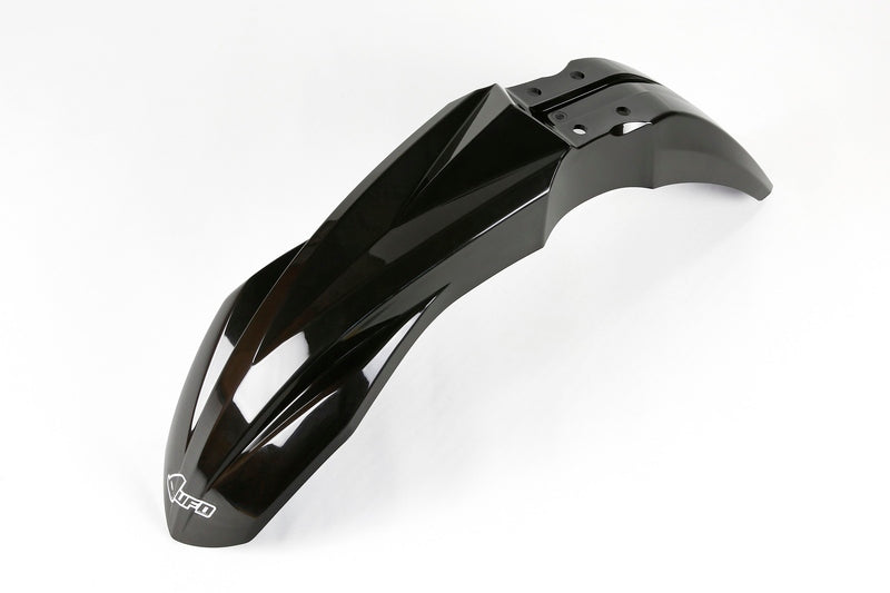 UFO Plast PLASTIC FRONT FENDER, BLK/BLK