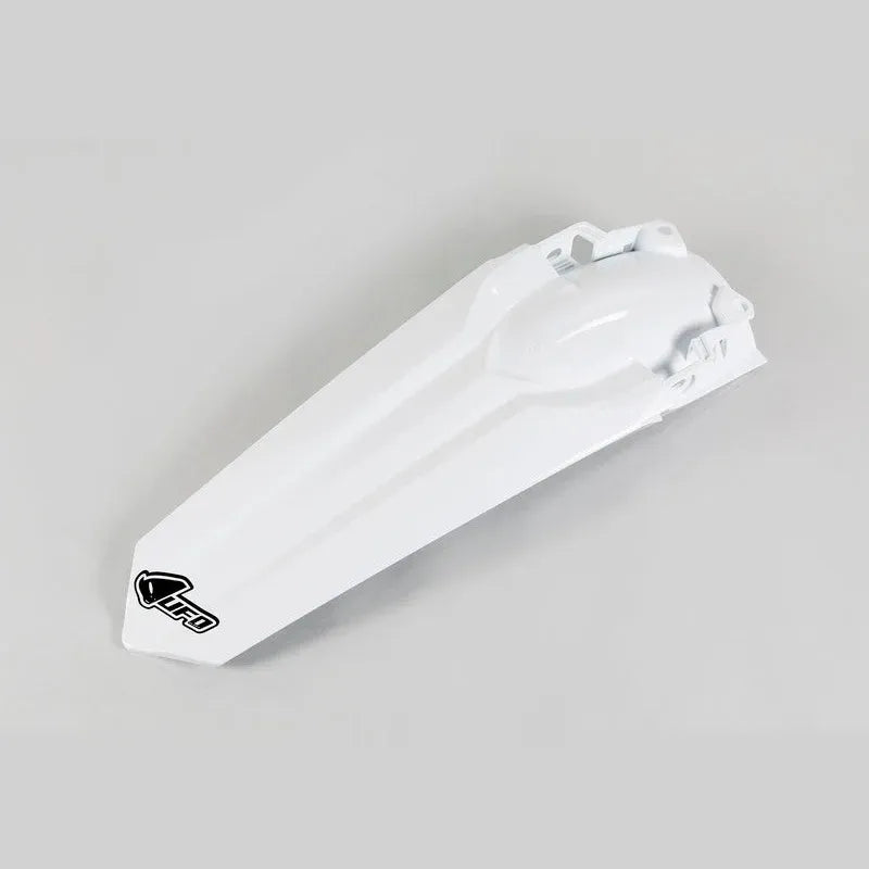 UFO Plast PLASTIC REAR FENDER, WHT/WHT