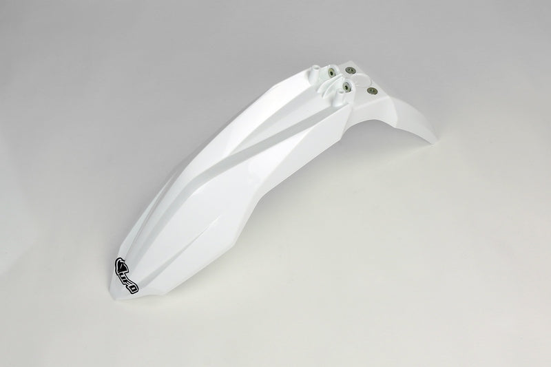 UFO Plast PLASTIC FRONT FENDER, WHT/WHT