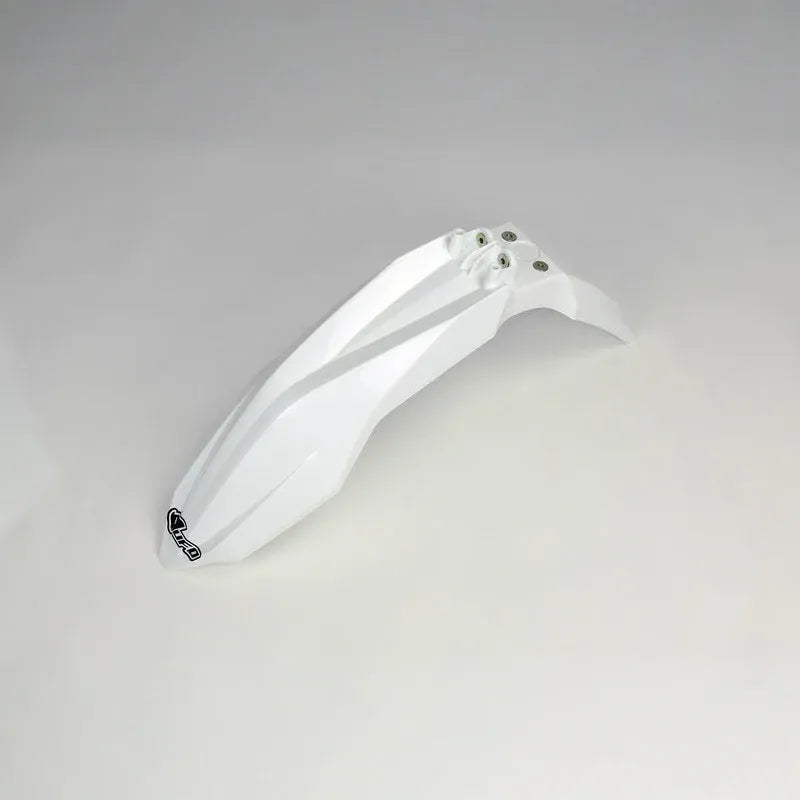 UFO Plast PLASTIC FRONT FENDER, WHT/WHT