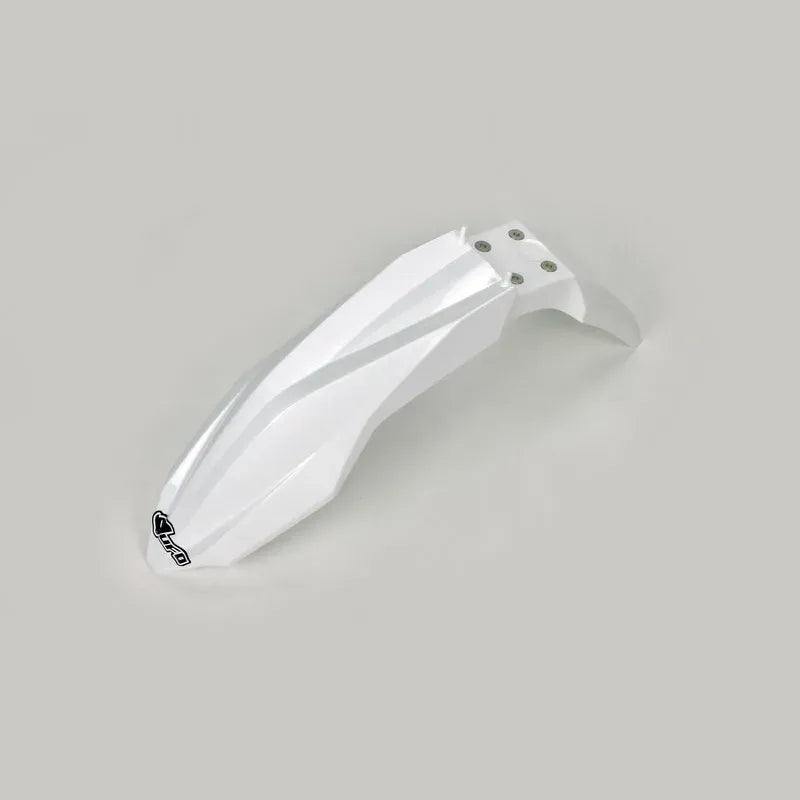 UFO Plast PLASTIC FRONT FENDER, WHT/WHT