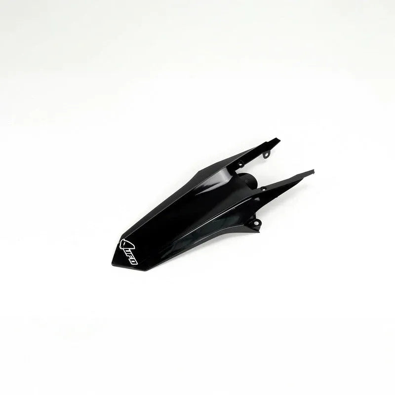 UFO Plast PLASTIC REAR FENDER, BLK/BLK