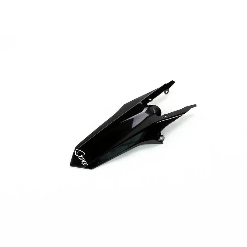 UFO Plast PLASTIC REAR FENDER, BLK/BLK