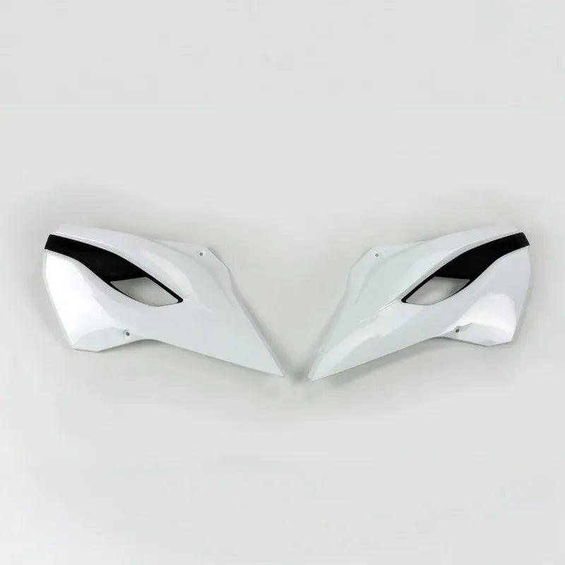 UFO Plast PLASTIC RAD SCOOPS, WHT/WHT