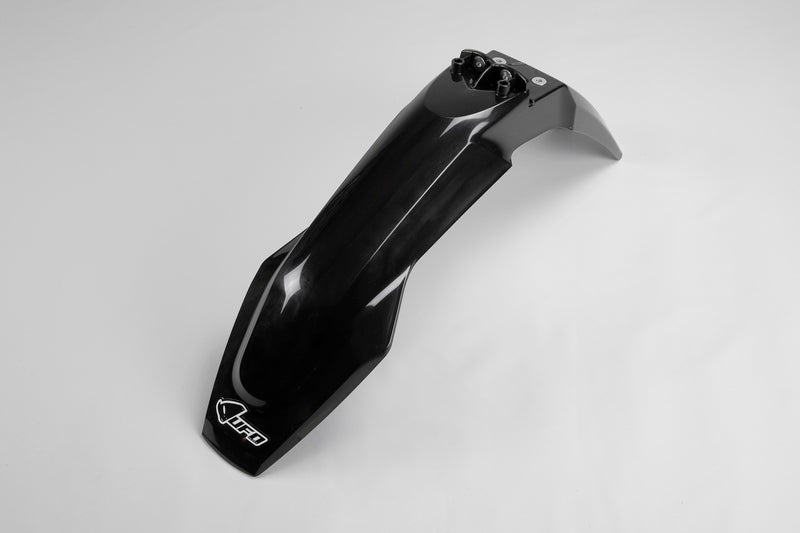 UFO Plast PLASTIC FRONT FENDER, BLK/BLK