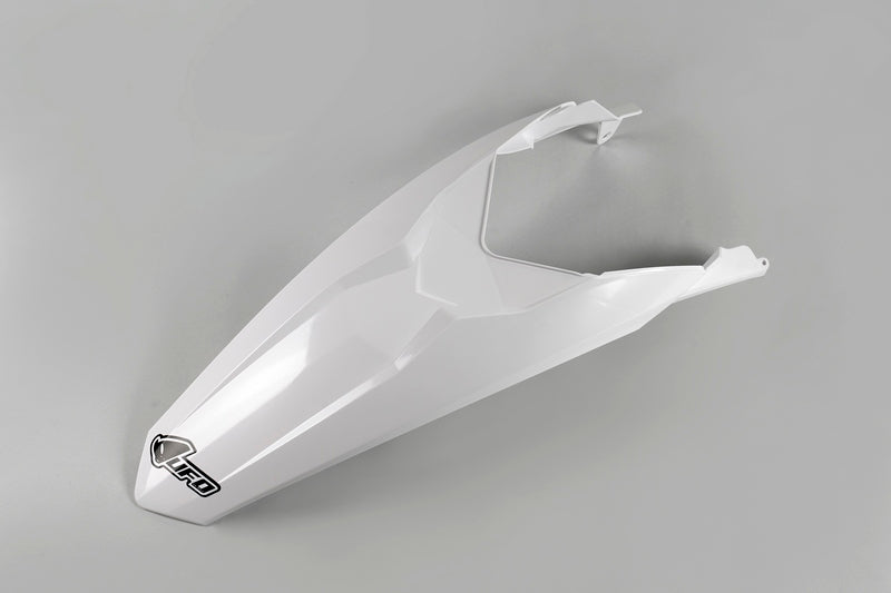 UFO Plast PLASTIC REAR FENDER, WHT/WHT