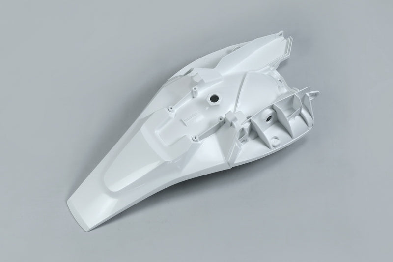 UFO Plast PLASTIC REAR FENDER, WHT/WHT