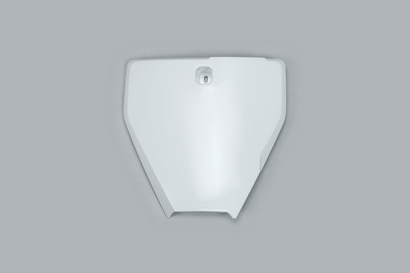 UFO Plast PLASTIC FRONT PLATE, WHT/WHT