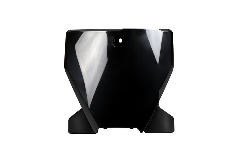 UFO Plast PLASTIC FRONT PLATE, BLK/BLK