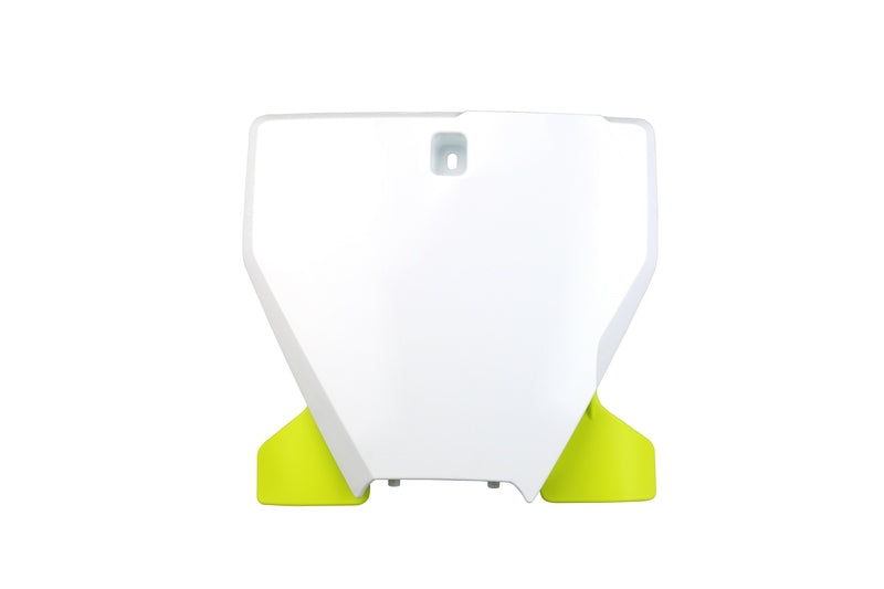 UFO Plast PLASTIC FRONT PLATE, WHT/WHT