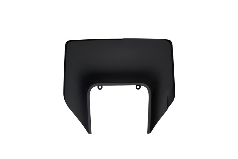 UFO Plast PLASTIC FRONT PLATE, BLK/BLK