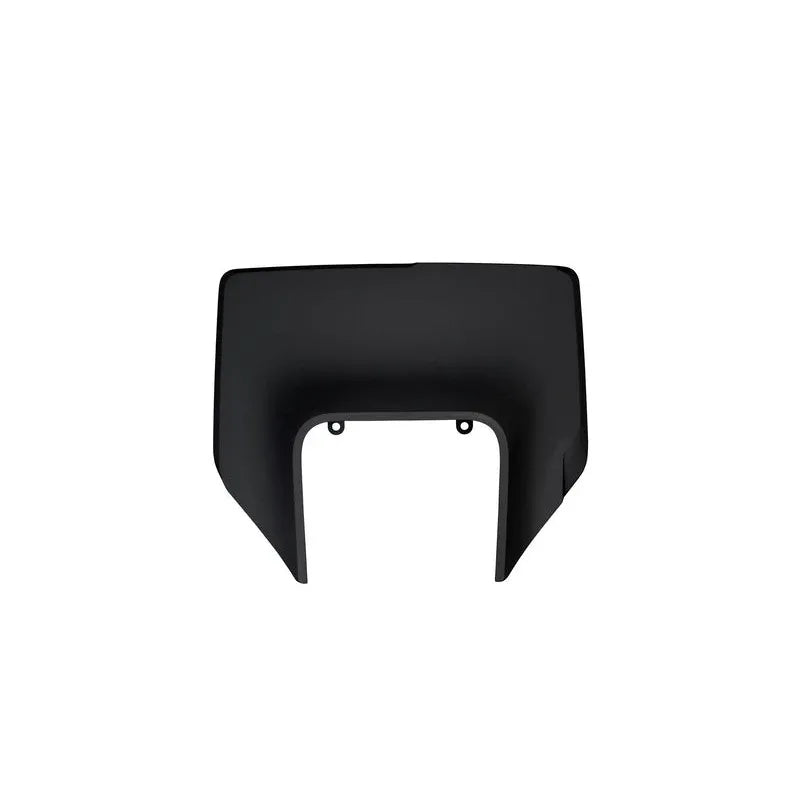 UFO Plast PLASTIC FRONT PLATE, BLK/BLK