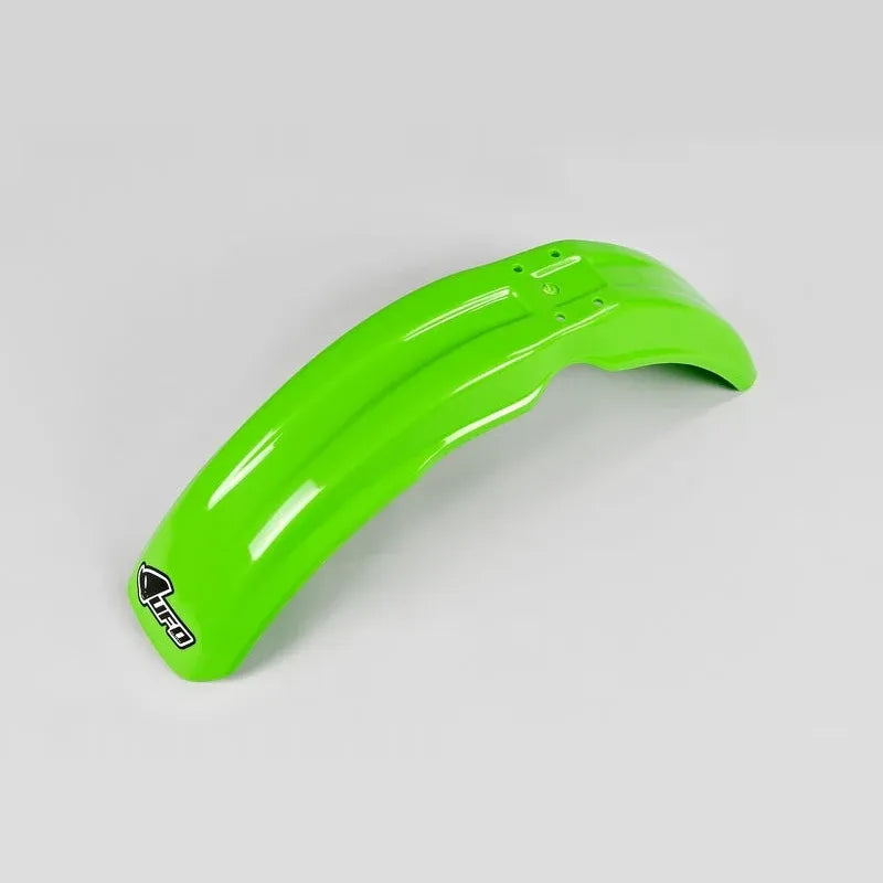 UFO Plast PLASTIC FRONT FENDER, GRN/GRN
