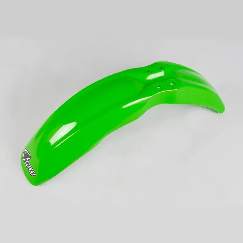 UFO Plast PLASTIC FRONT FENDER, GRN/GRN