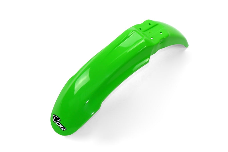 UFO Plast PLASTIC FRONT FENDER, GRN/GRN