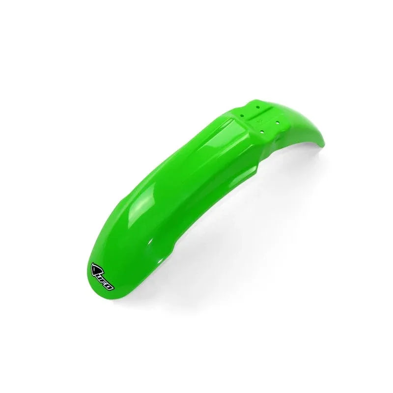 UFO Plast PLASTIC FRONT FENDER, GRN/GRN