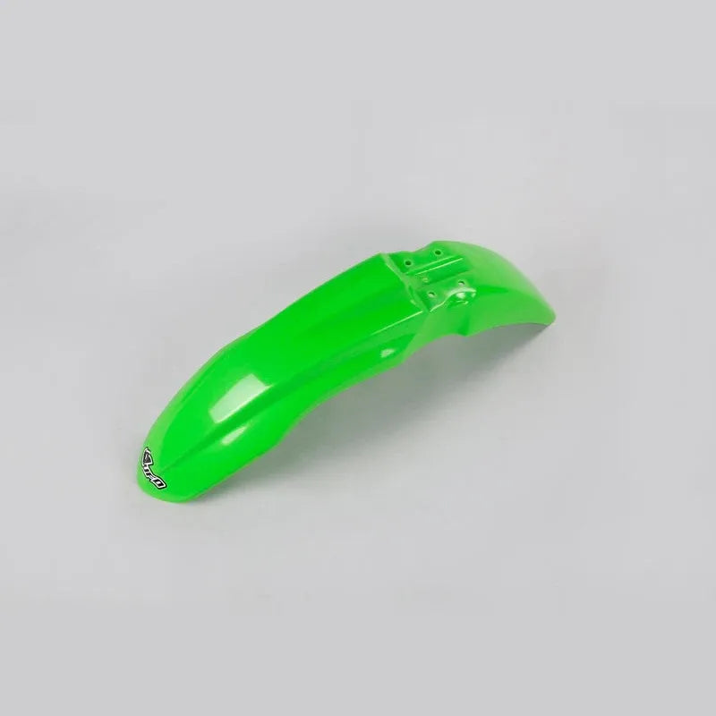 UFO Plast PLASTIC FRONT FENDER, GRN/GRN