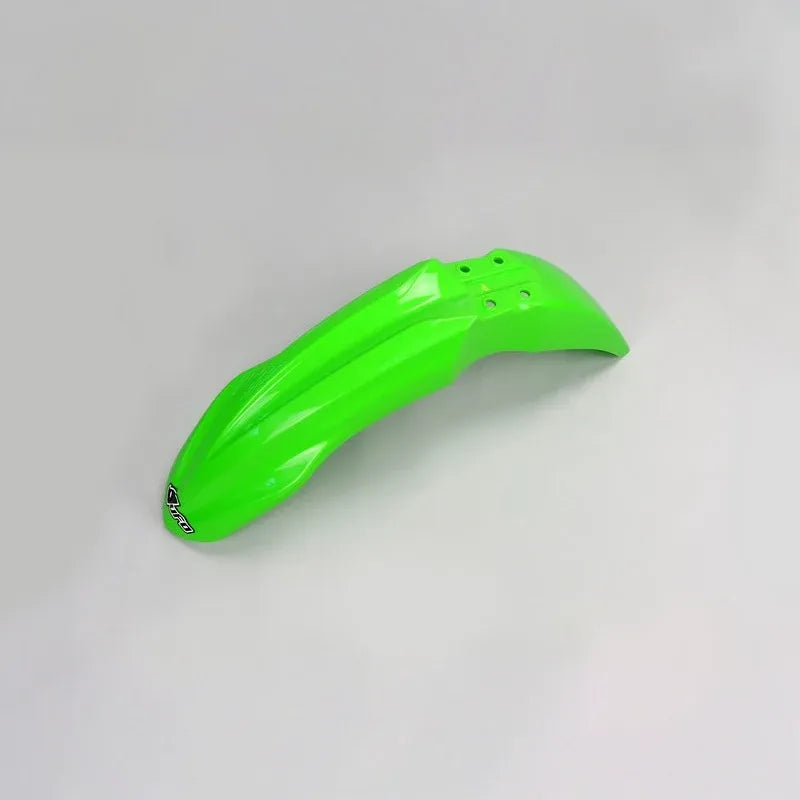 UFO Plast PLASTIC FRONT FENDER, GRN/GRN