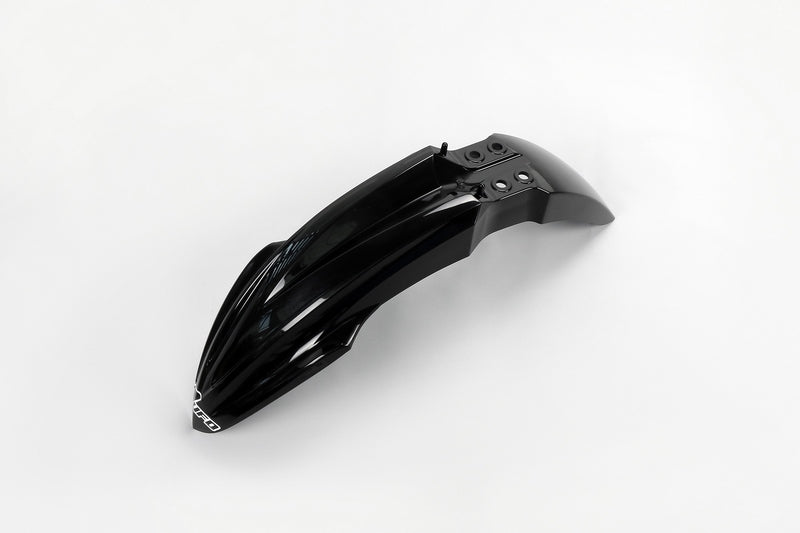 UFO Plast PLASTIC FRONT FENDER, BLK/BLK