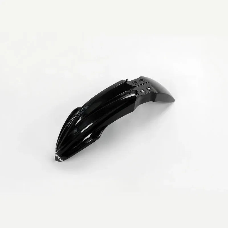 UFO Plast PLASTIC FRONT FENDER, BLK/BLK