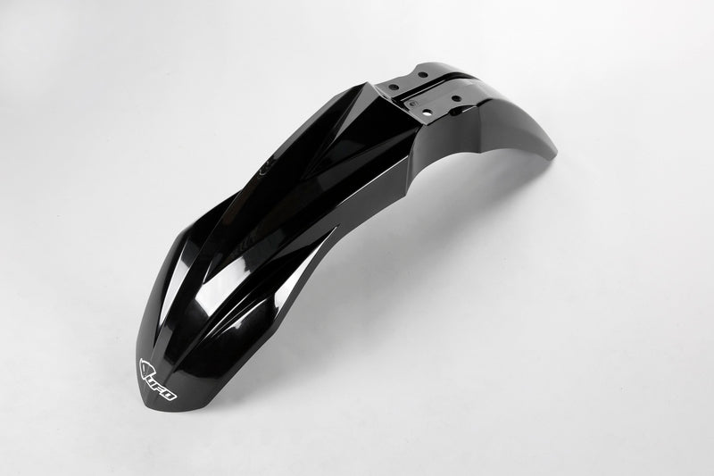 UFO Plast PLASTIC FRONT FENDER, BLK/BLK