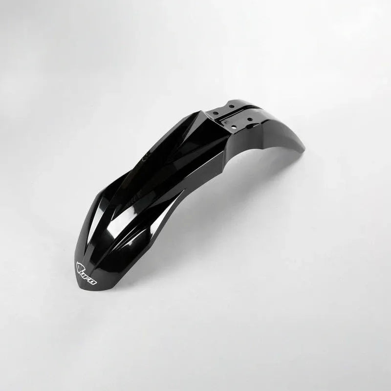 UFO Plast PLASTIC FRONT FENDER, BLK/BLK