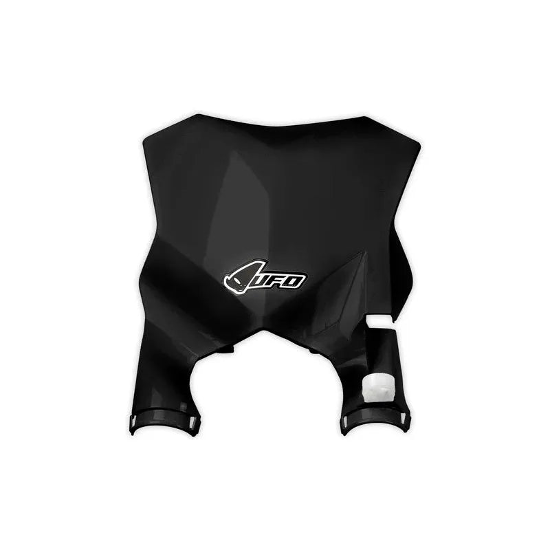 UFO Plast PLASTIC FRONT PLATE, BLK/BLK